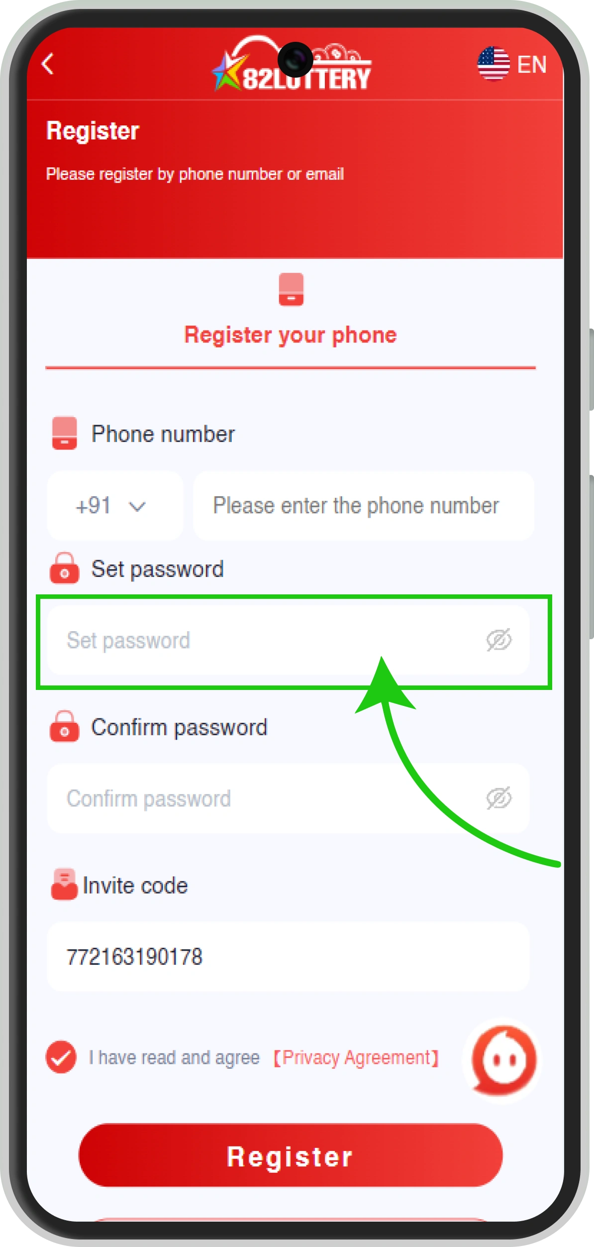 Step 4 — Create strong password