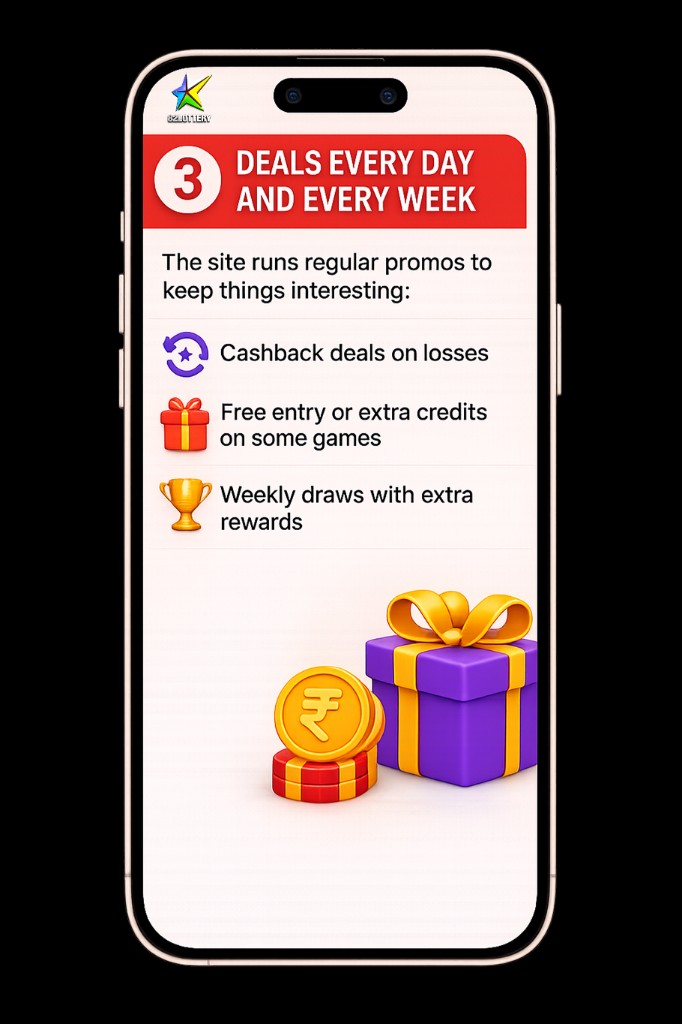 Deals every day and every week — 82 Lottery