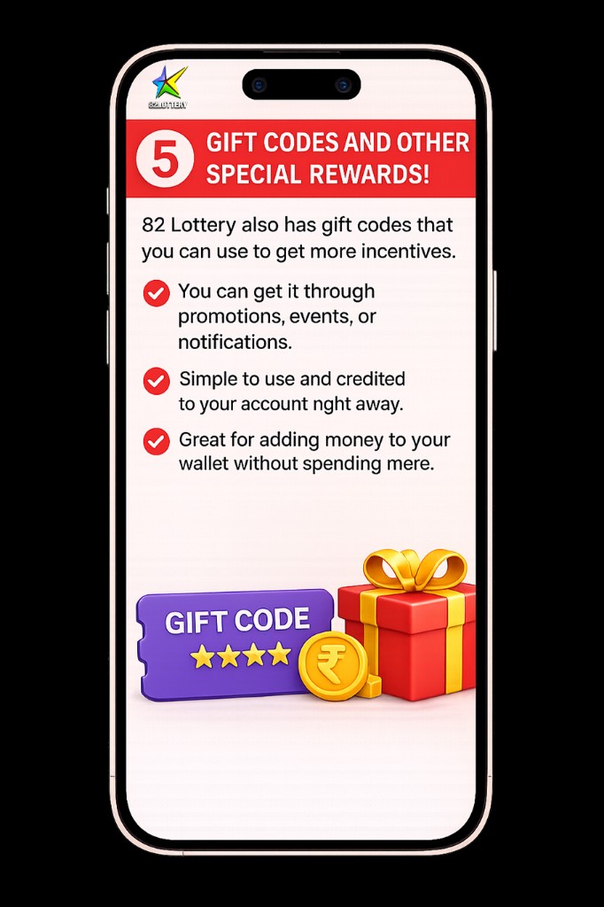 Gift codes and special rewards — 82 Lottery