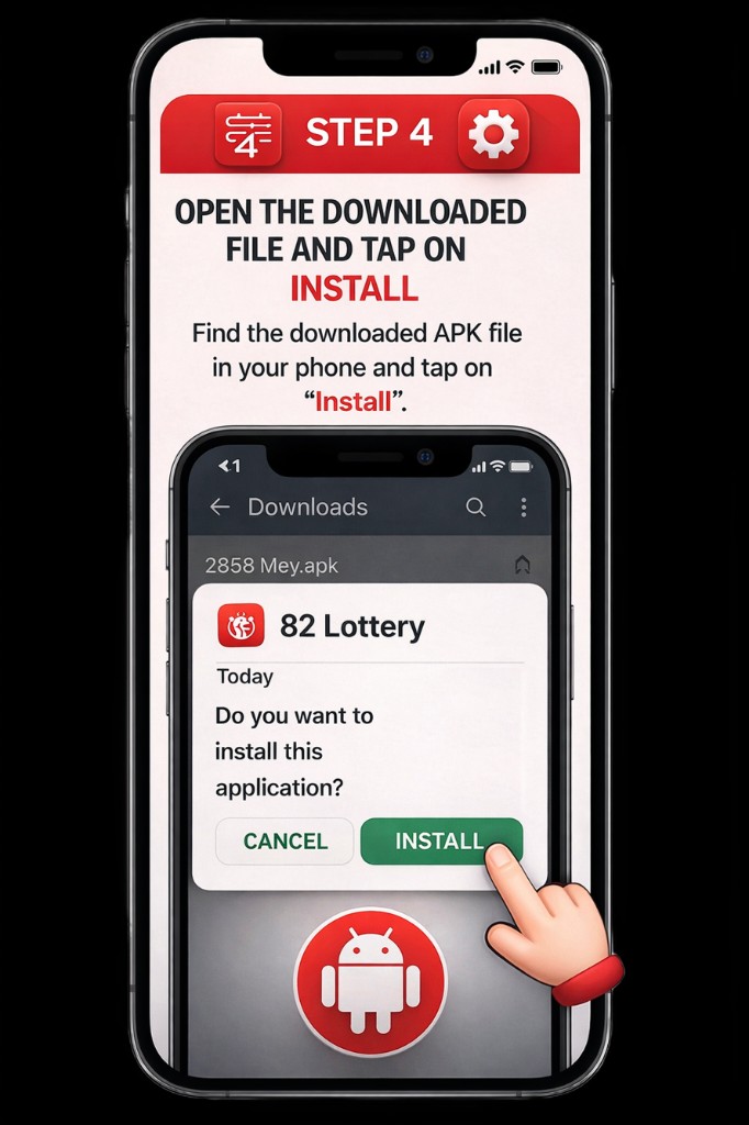 Step 4 — Open the downloaded file and tap Install