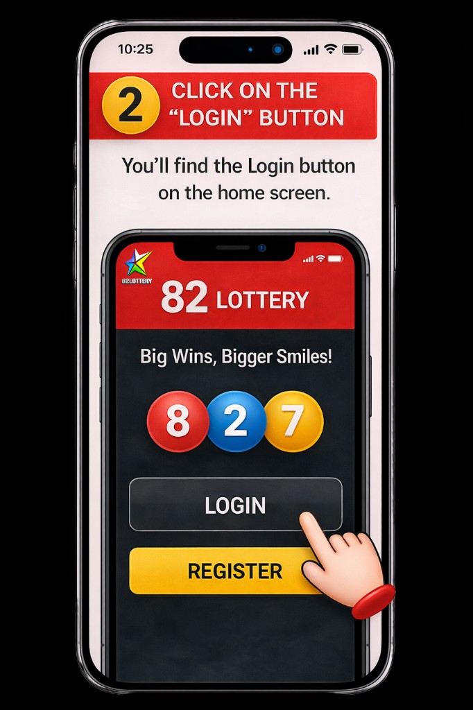 Step 2 — Click on the Login button