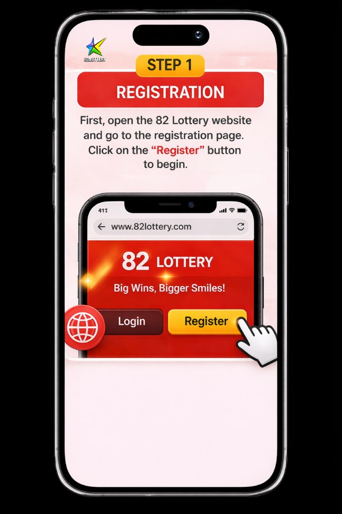 Step 1 — Registration on 82 Lottery