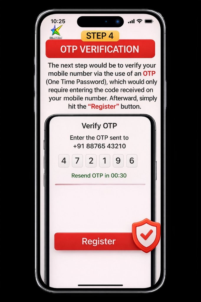 Step 4 — OTP verification